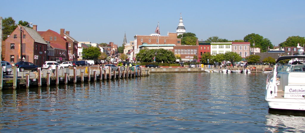 Dock Street - downtown Annapolis waterfront