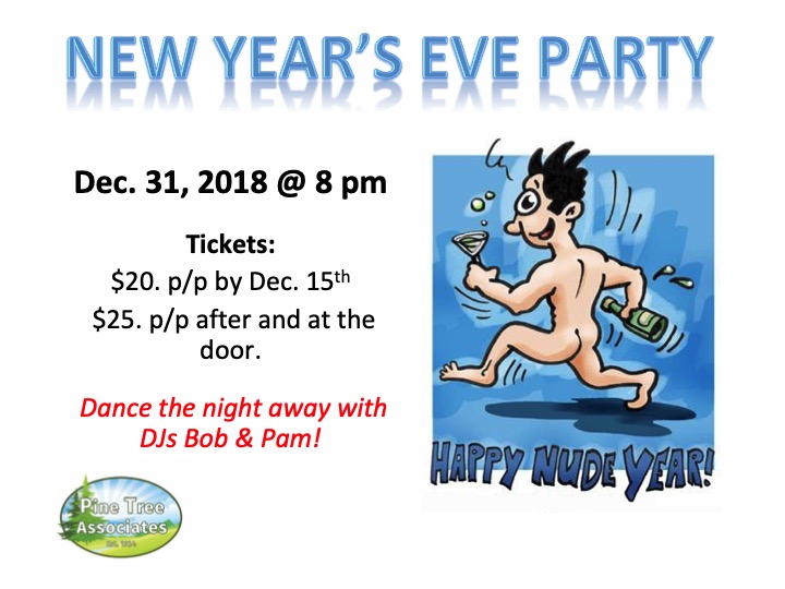 New Year's Eve Party - Dec. 31, 2018