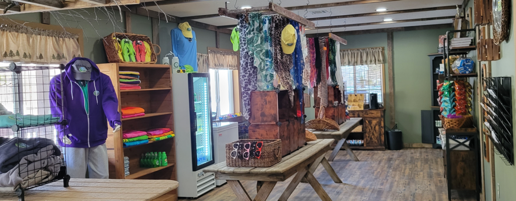 Pine Tree's office and convenience shop.
